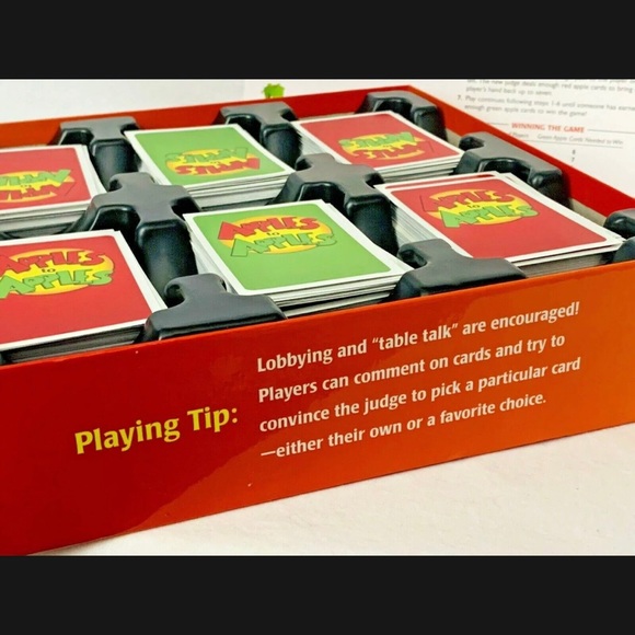 APPLES TO APPLES Party Box 12+ Family Card Game 2007 MATTEL N1384 COMPLETE CIB - Picture 11 of 13